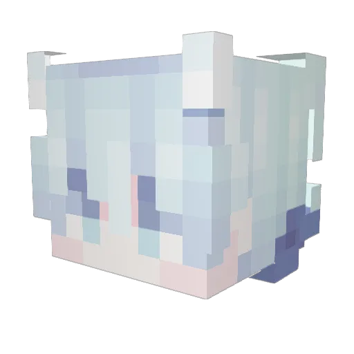 Time_Ke_174 Minecraft avatar head, 3D render