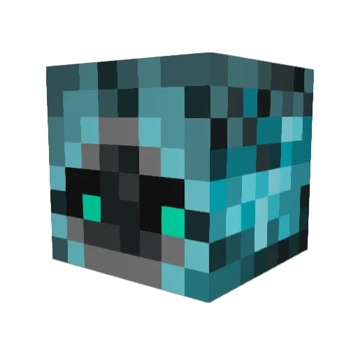 Timeconnect Minecraft avatar head, 3D render