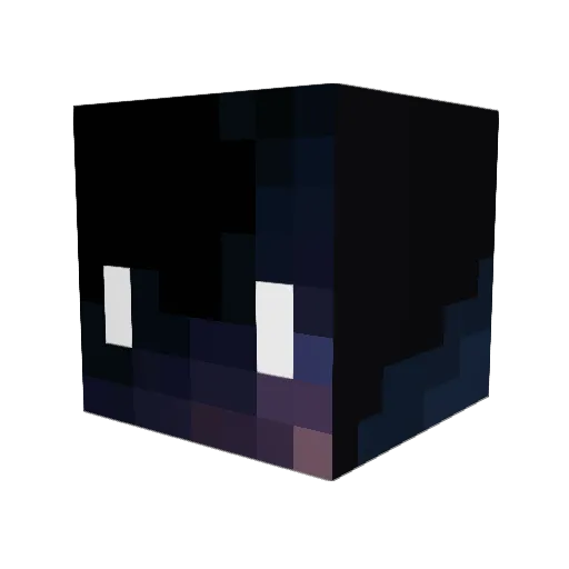 TimelessAbyss Minecraft avatar head, 3D render