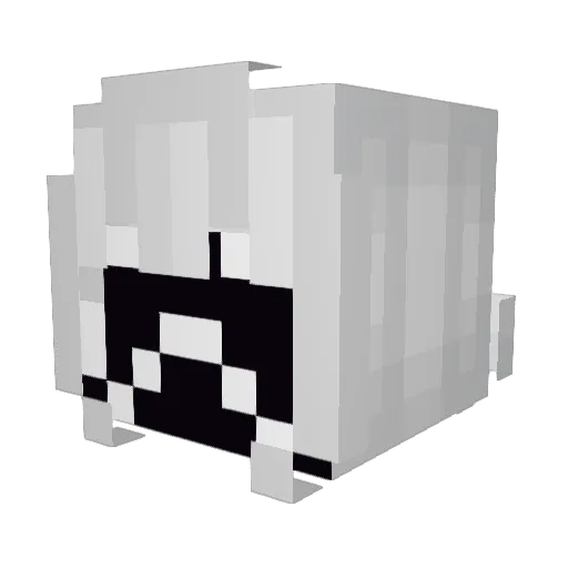 TimelessEnders Minecraft avatar head, 3D render