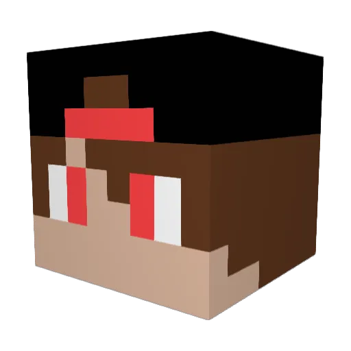 TimelessRex2839 Minecraft avatar head, 3D render