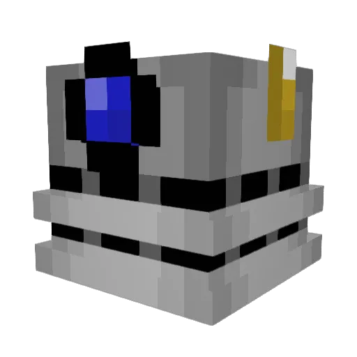 Timelordistrash Minecraft avatar head, 3D render