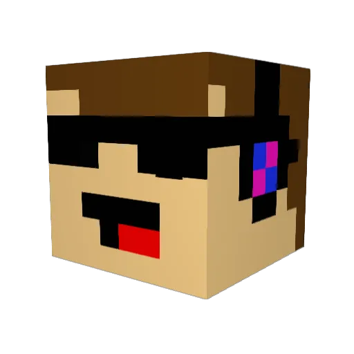 Timethy_Boon Minecraft avatar head, 3D render