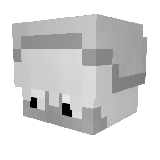 TimeworksStudios Minecraft avatar head, 3D render