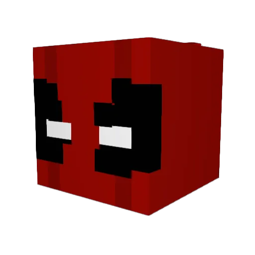 Timeworks_ Minecraft avatar head, 3D render