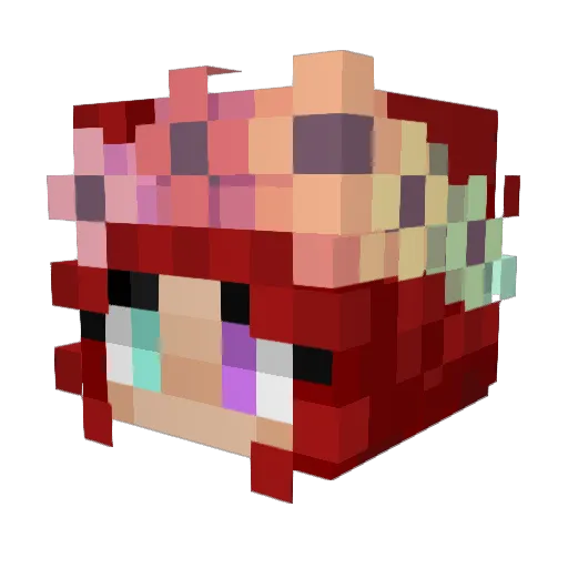 TimeyWhimeyJedi Minecraft avatar head, 3D render