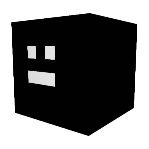 Timhoning Minecraft avatar head, 3D render
