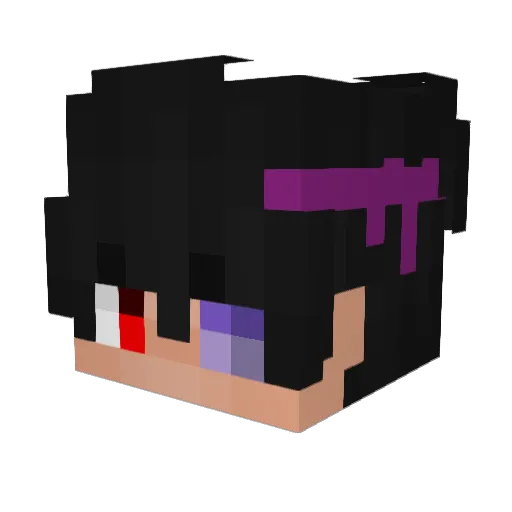 Timiks_ Minecraft avatar head, 3D render