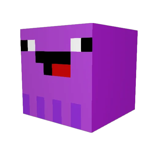 Timisoora Minecraft avatar head, 3D render