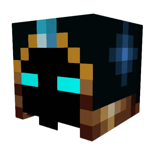Timkaaa Minecraft avatar head, 3D render