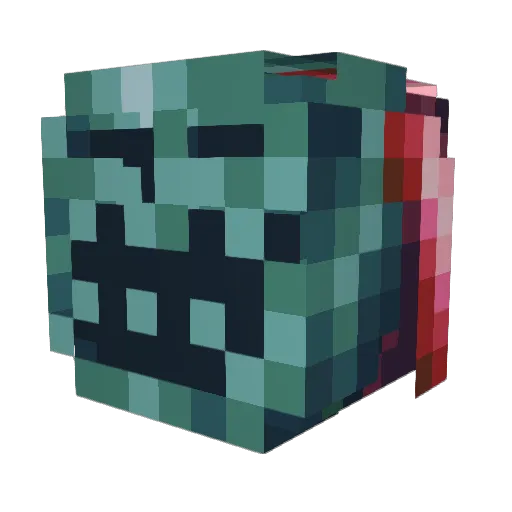 Timmah06 Minecraft avatar head, 3D render