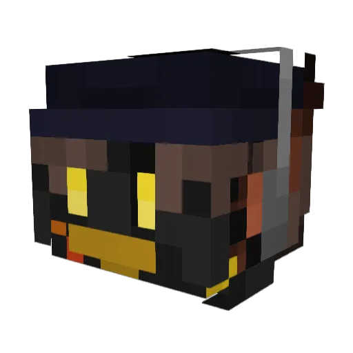 TimmieTRM Minecraft avatar head, 3D render