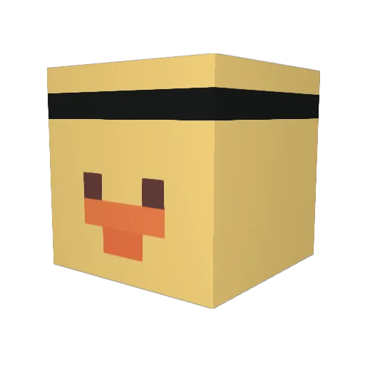 TimmyBiggems Minecraft avatar head, 3D render