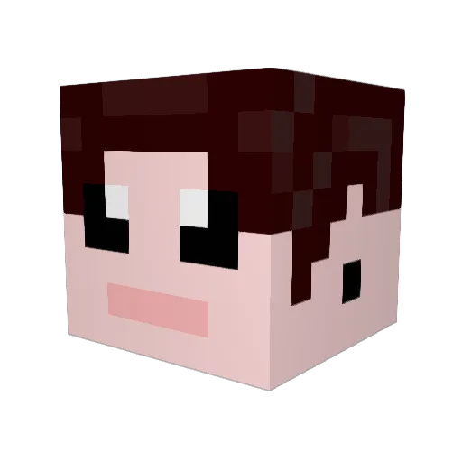 TimmyJonsen Minecraft avatar head, 3D render