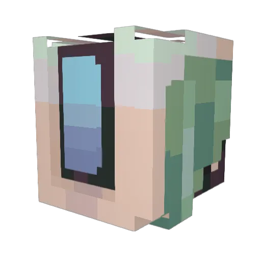 TimmyTwoTime Minecraft avatar head, 3D render