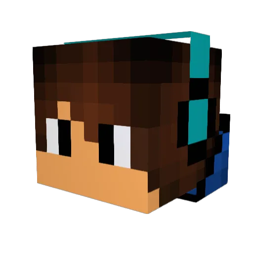 Timmytheconquer Minecraft avatar head, 3D render