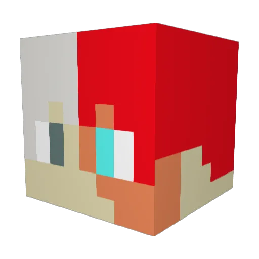 Timo040609 Minecraft avatar head, 3D render