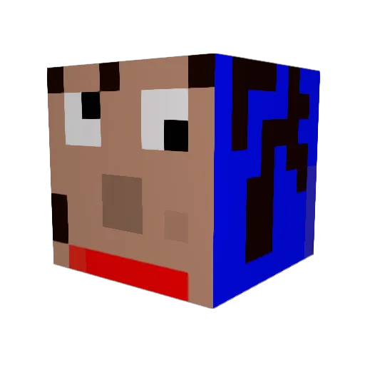TimoCrafter00 Minecraft avatar head, 3D render