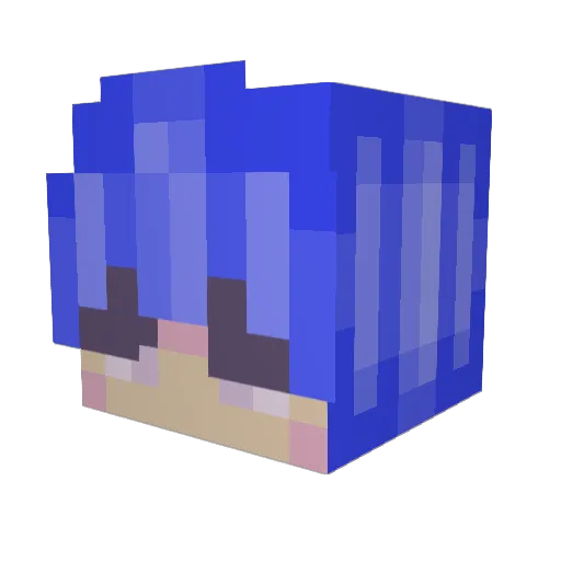 TimoKannsNicht Minecraft avatar head, 3D render