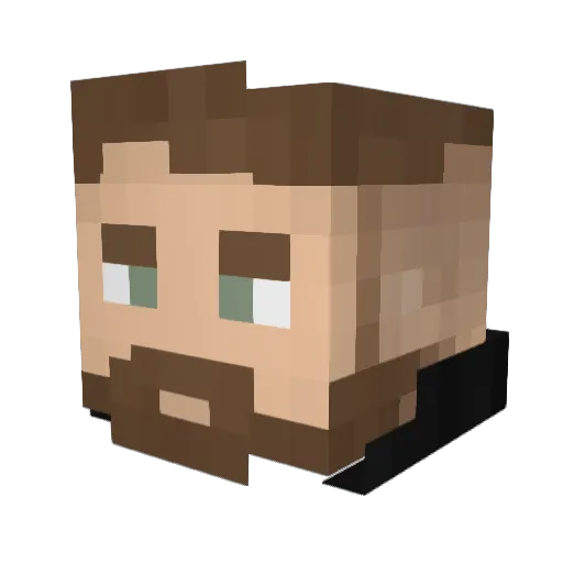 TimoKingStar Minecraft avatar head, 3D render
