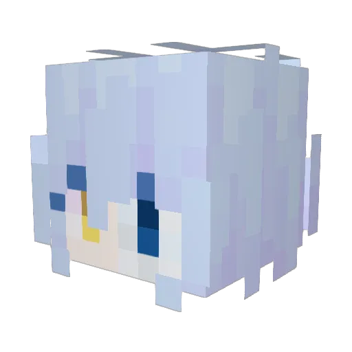 Timo_01 Minecraft avatar head, 3D render