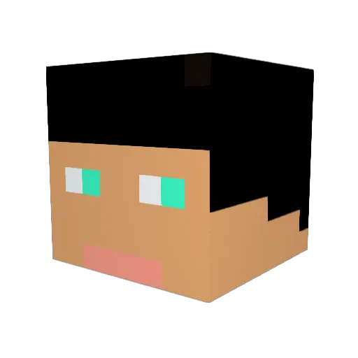 Timo_128 Minecraft avatar head, 3D render