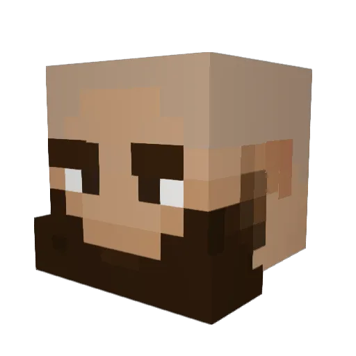 Timo_Iker Minecraft avatar head, 3D render
