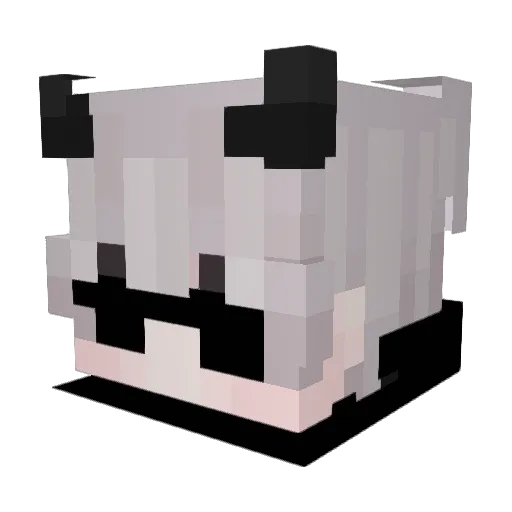 Timo_One_C Minecraft avatar head, 3D render