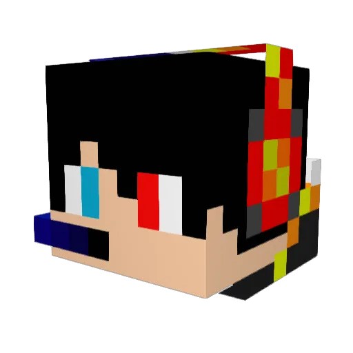 Timo_ohne_n Minecraft avatar head, 3D render