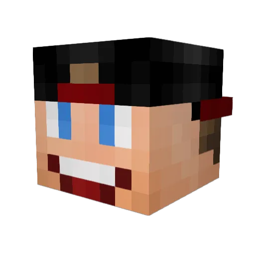 TimodePSVfan Minecraft avatar head, 3D render