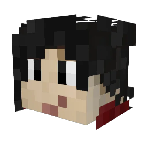 Timoha_ Minecraft avatar head, 3D render