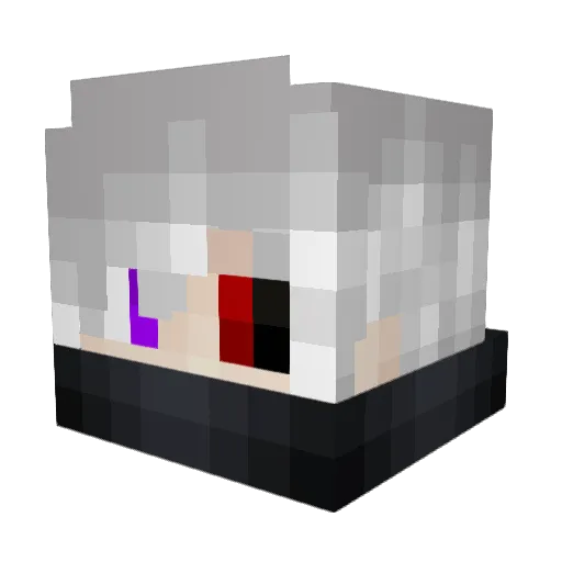 Timolay Minecraft avatar head, 3D render