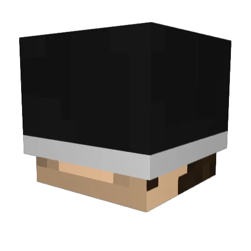 Timoo22 Minecraft avatar head, 3D render