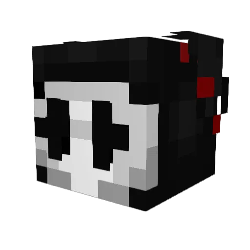 Timosa001 Minecraft avatar head, 3D render