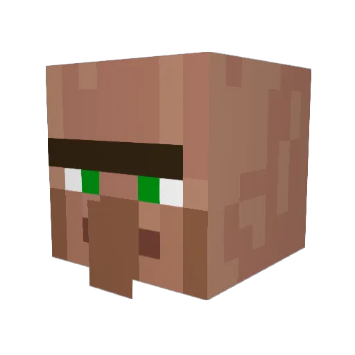 TimothyHopkins Minecraft avatar head, 3D render