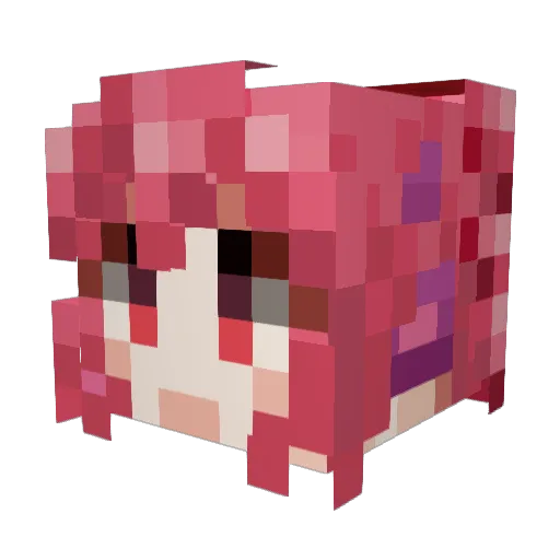 TimothyTam Minecraft avatar head, 3D render