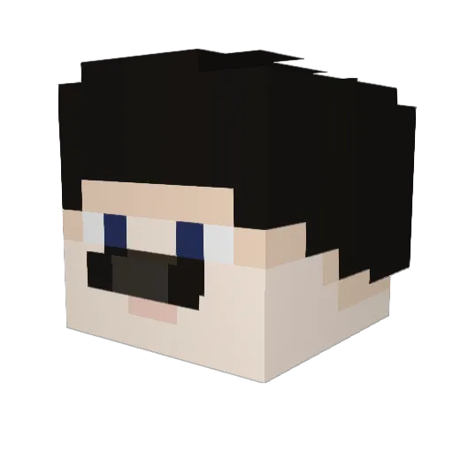 Timothy_Spoons Minecraft avatar head, 3D render