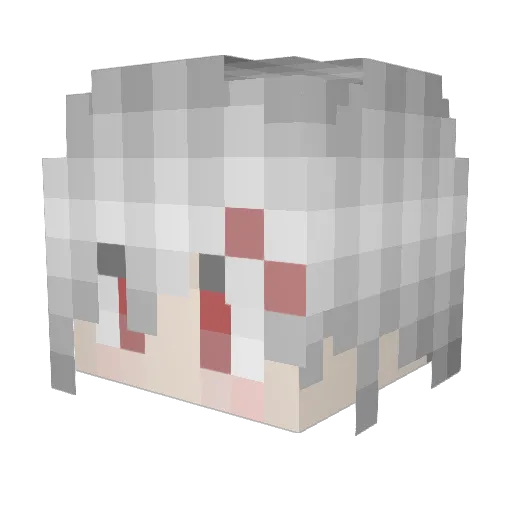 Timour_ Minecraft avatar head, 3D render