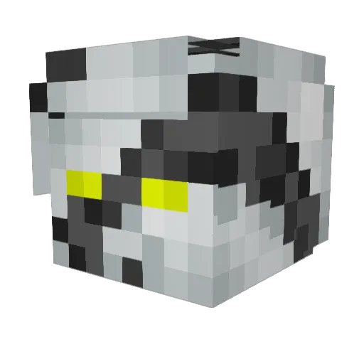 TimovanL Minecraft avatar head, 3D render
