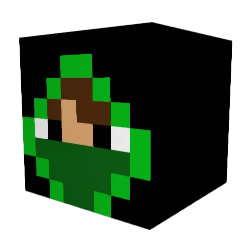 Timpets Minecraft avatar head, 3D render