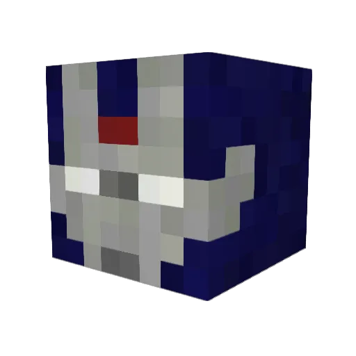 Timposs Minecraft avatar head, 3D render