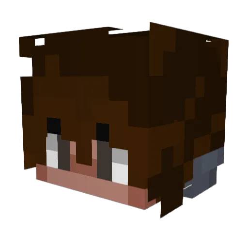 Timposta Minecraft avatar head, 3D render