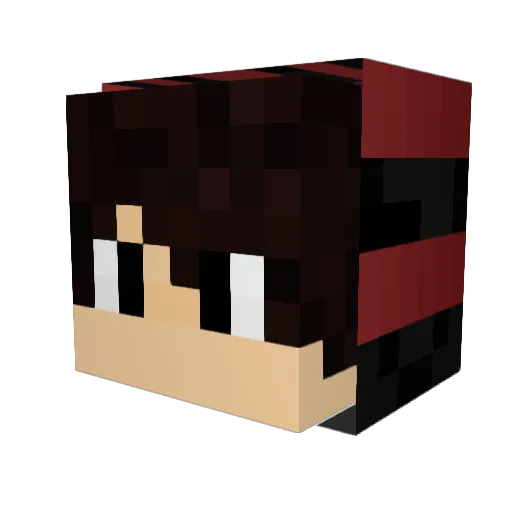 TimppaS Minecraft avatar head, 3D render