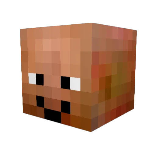 TimsAlterEgo Minecraft avatar head, 3D render