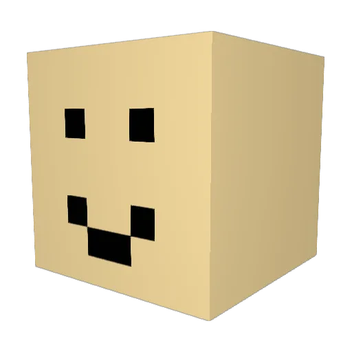 Timshi97 Minecraft avatar head, 3D render