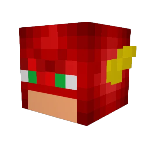 Timsky Minecraft avatar head, 3D render