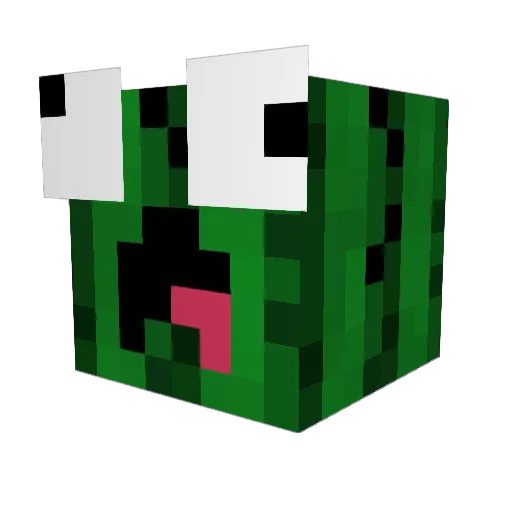 TimtheKaktus Minecraft avatar head, 3D render