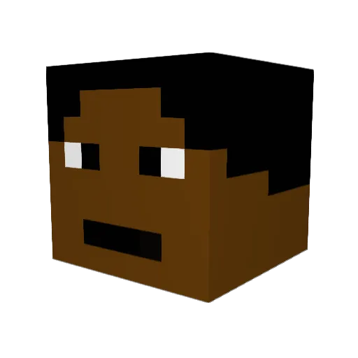 Timtheking1111 Minecraft avatar head, 3D render