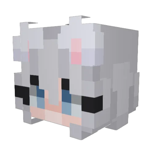Timtrolt Minecraft avatar head, 3D render