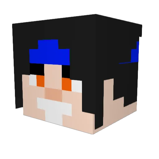 Timukor Minecraft avatar head, 3D render